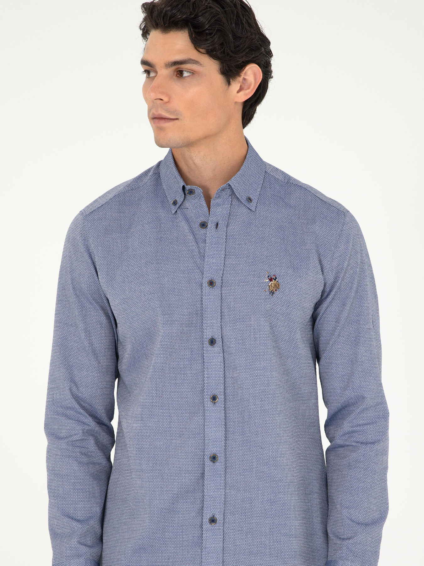 Рубашка US Polo модель G081SZ004.000.1964641.VR033 Фото