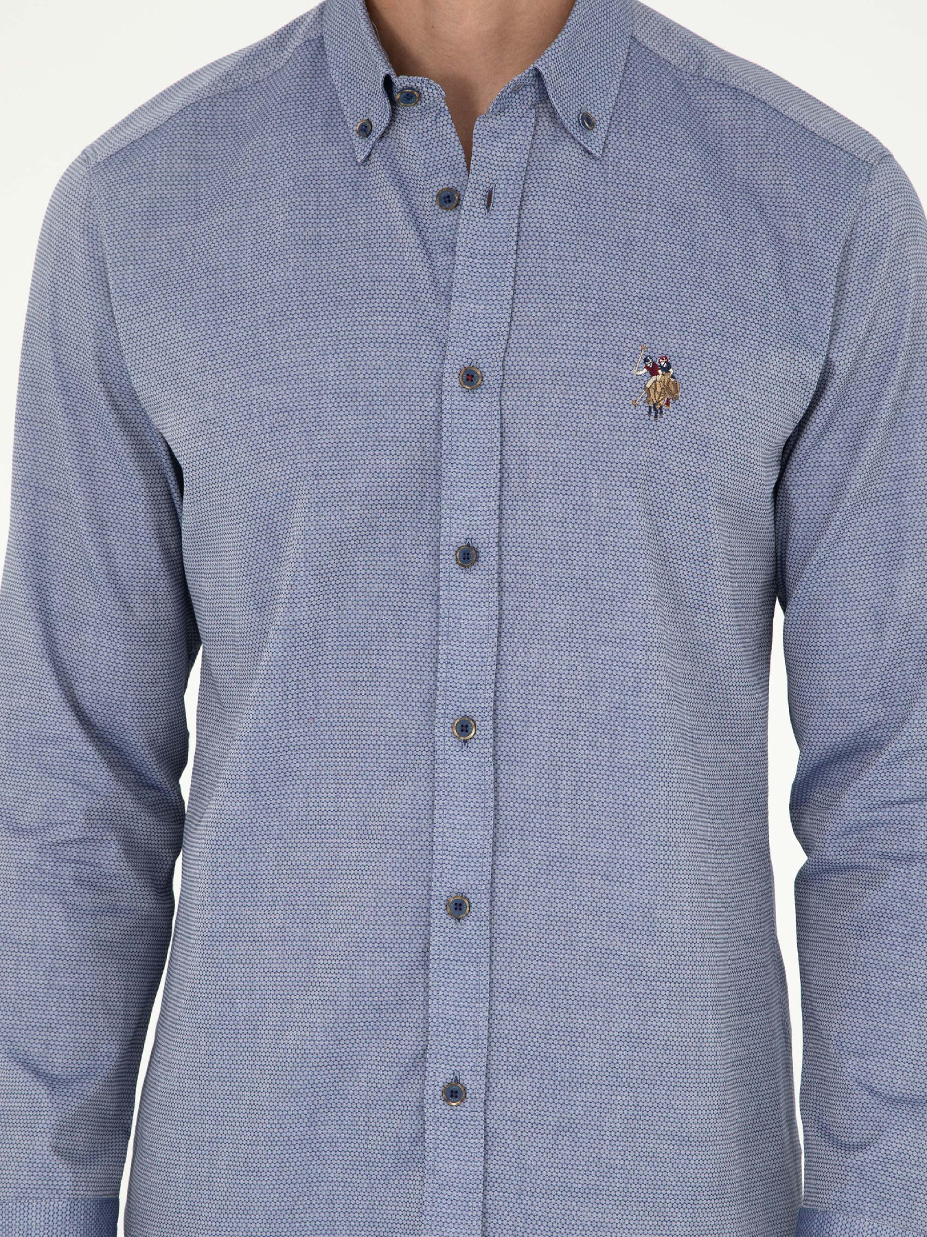 Рубашка US Polo модель G081SZ004.000.1964641.VR033 Фото