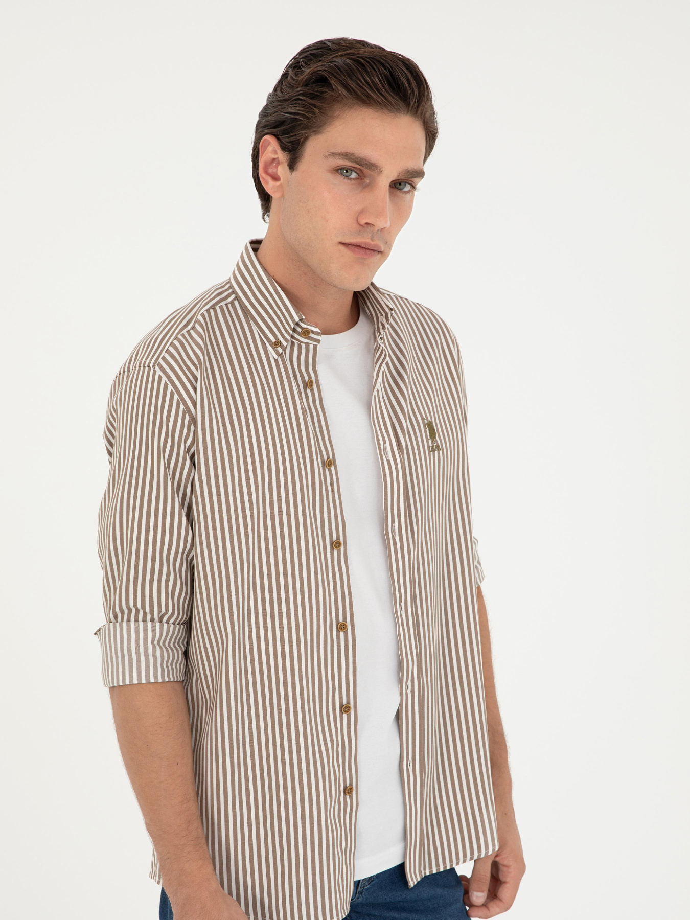 Сорочка US Polo модель G081SZ004.000.2004222.VR027 Фото