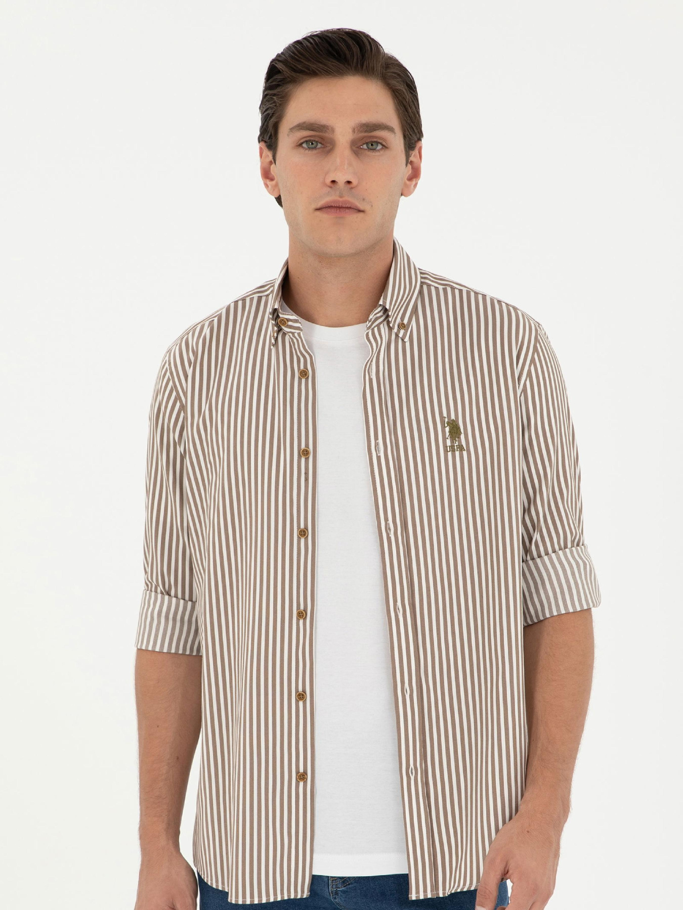 Сорочка US Polo модель G081SZ004.000.2004222.VR027 Фото