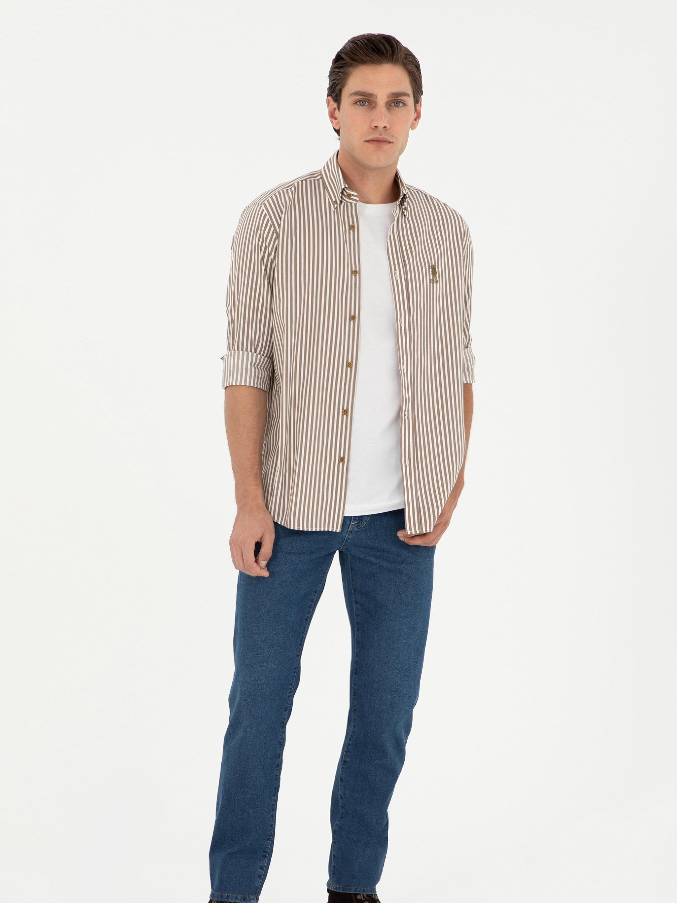 Сорочка повсякденна US Polo модель G081SZ004.000.2004222.VR027 Фото