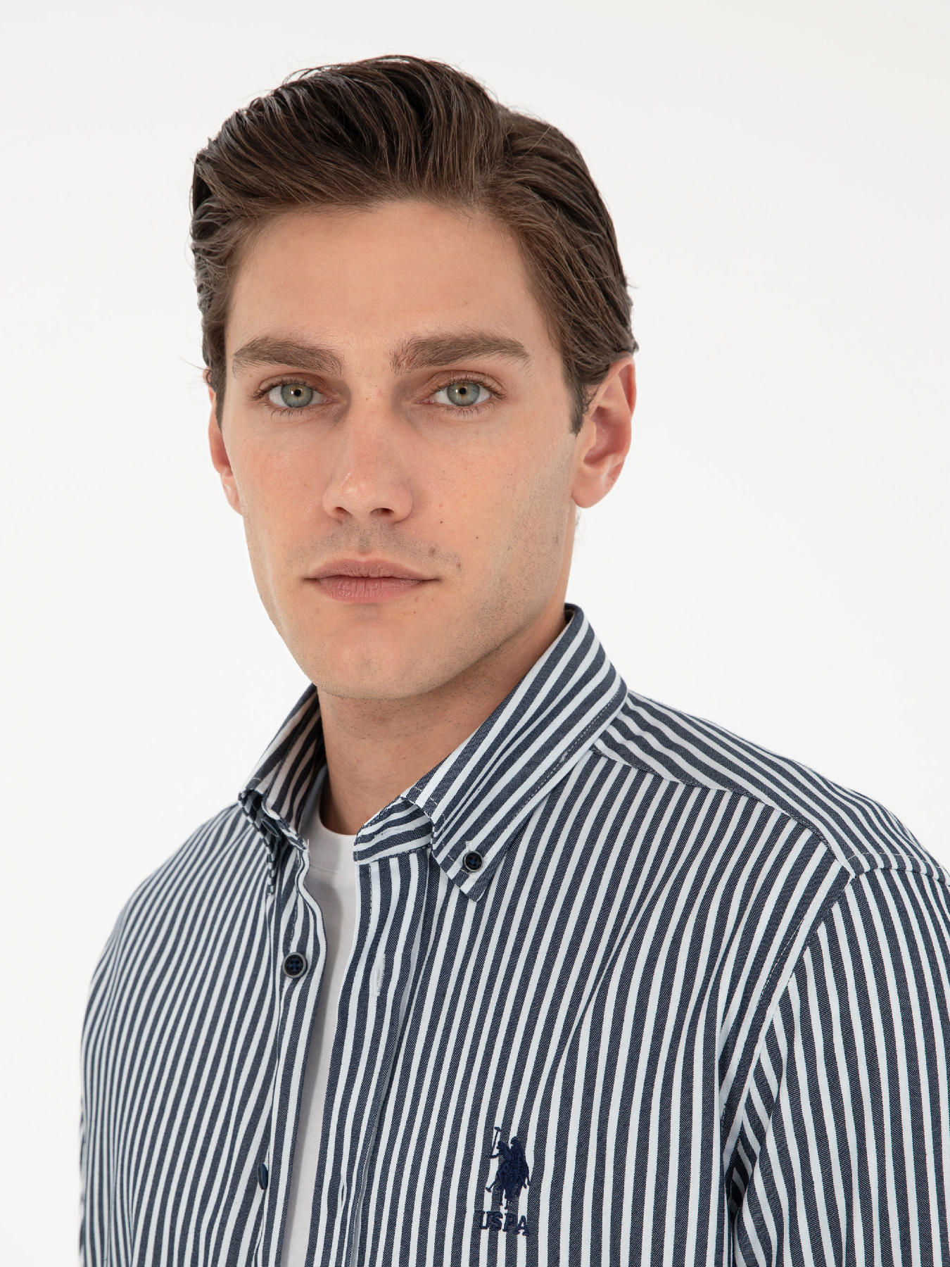 Рубашка US Polo модель G081SZ004.000.2004222.VR033 Фото