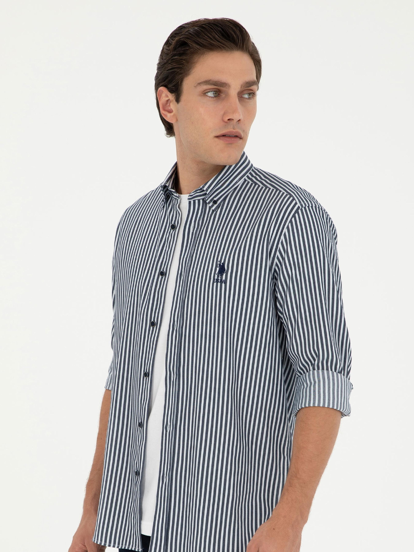 Рубашка US Polo модель G081SZ004.000.2004222.VR033 Фото