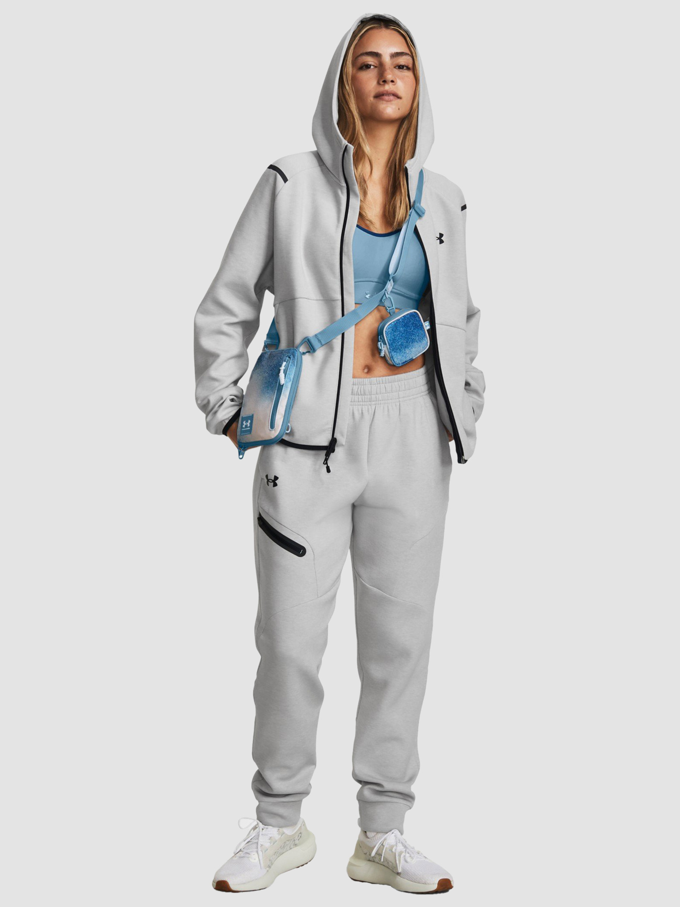 Кофта спортивная Under Armour Unstoppable Flc Fz модель 1379842-011 Фото