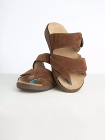 Шльопанці Hallufix модель 4050_brown Фото