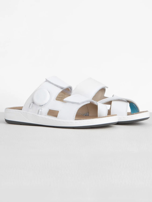 Шлепанцы Hallufix модель 4310_white Фото