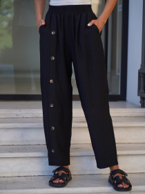 Повседневные штаны ISSA Plus модель 15258_черный Фото