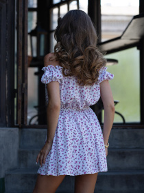 Платье мини ISSA Plus модель 15259_белый Фото