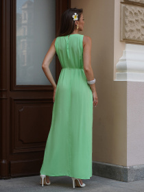 Сарафан ISSA Plus модель 15264_салатовый Сарафан ISSA Plus модель 15264_салатовый Фото