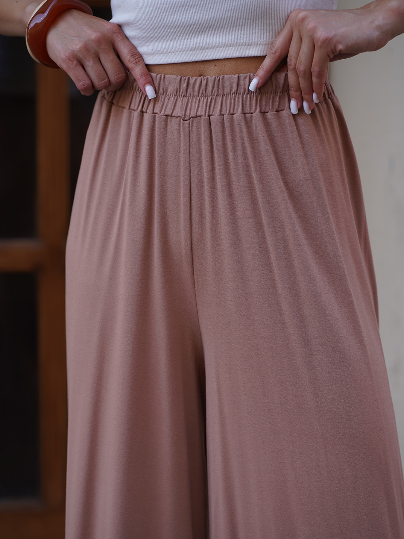 Палаццо ISSA Plus модель 15250_светло_бежевый Фото