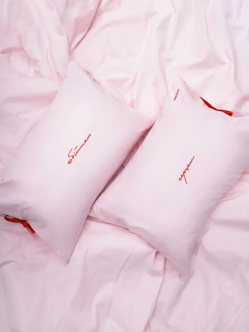 Набор из 2-х наволочек с вышивкой LEVAN HOME модель 837677124 Фото