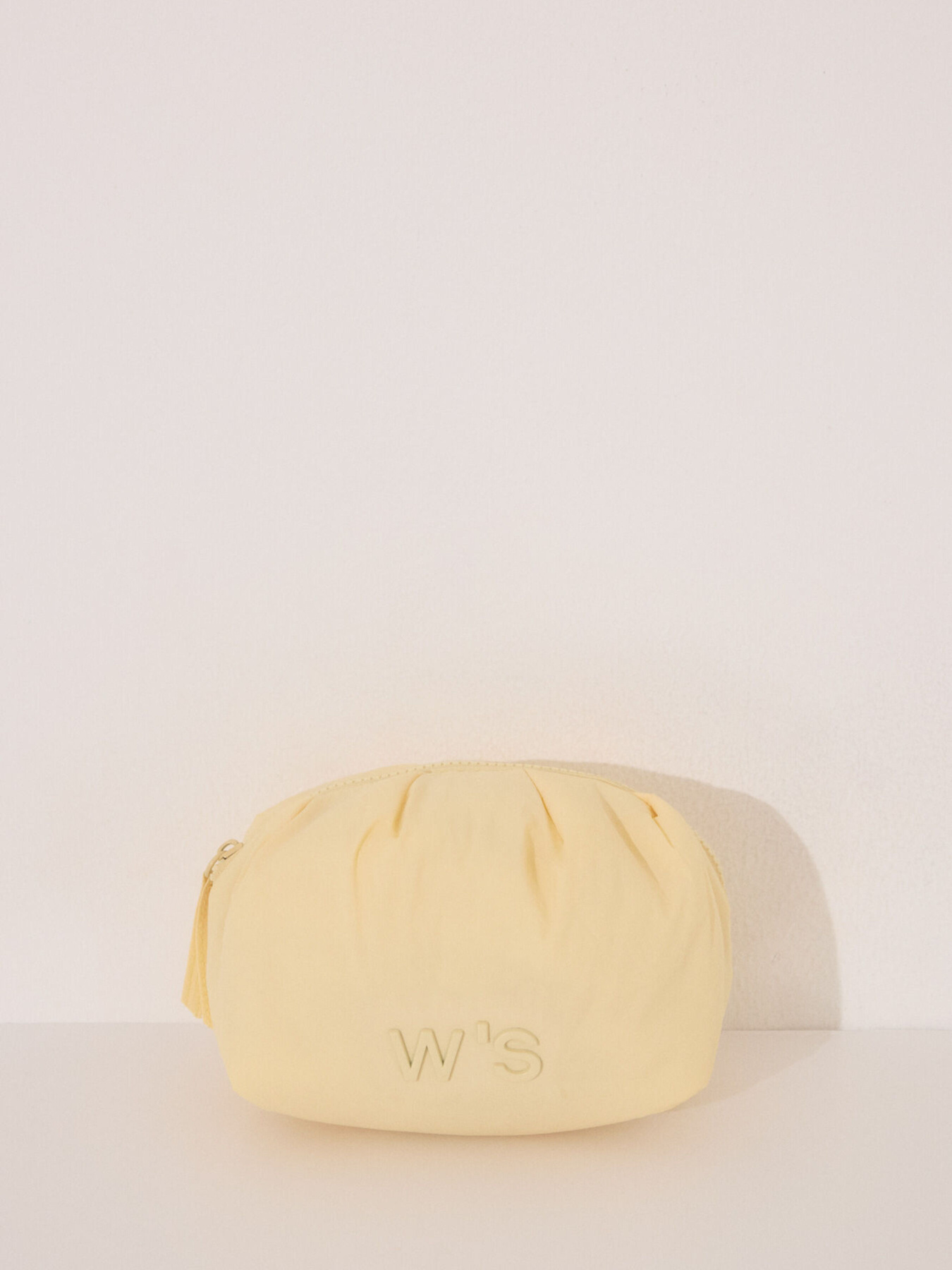 Косметичка из желтого нейлона среднего размера Women'secret модель 4849264-05 Фото