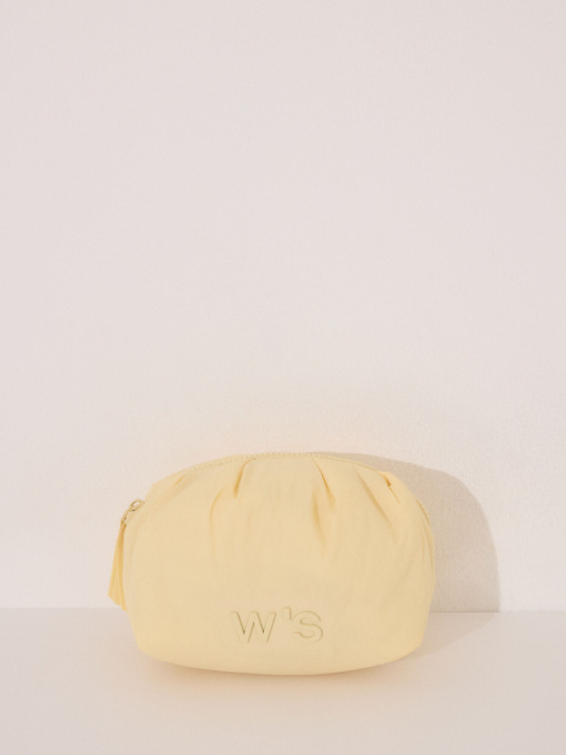 Косметичка из желтого нейлона среднего размера Women'secret модель 4849264-05 Фото