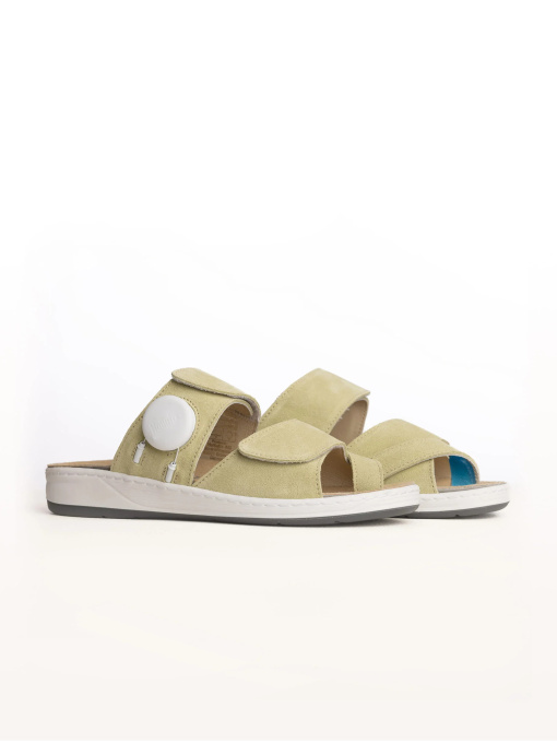 Шлепанцы Hallufix модель 40403_olive Фото