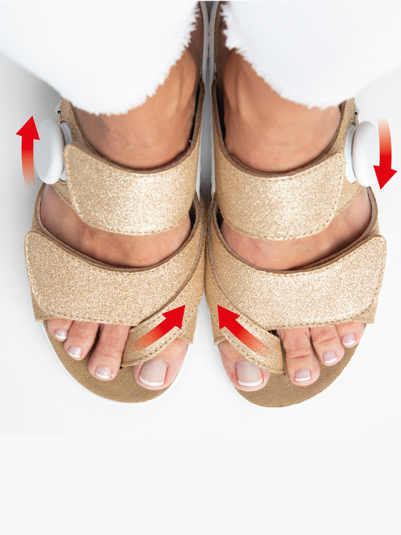 Босоножки Hallufix модель 4060_white Фото