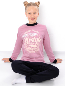 Піжама Носи своє модель 6076-001-33-2-1-pudra-chornilxno-sinj-desert Фото