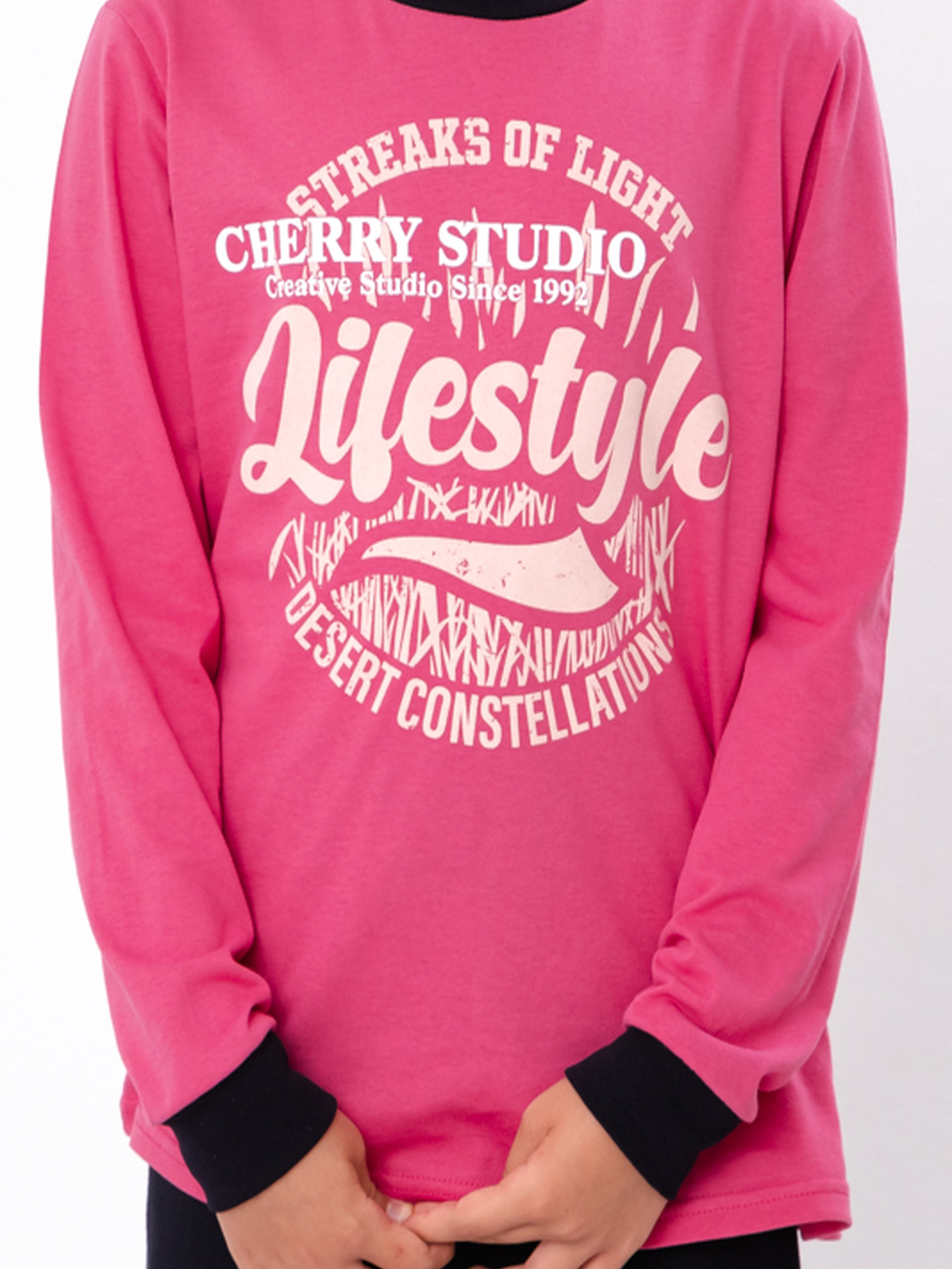 Пижама Носи своє модель 6076-001-33-2-1-temnij-koral-chorn-sinj-desert Фото