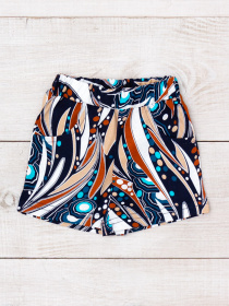 Повсякденні шорти Носи своє модель 6262-002-abstrakcq-na-chornilxno-sinxomu Фото