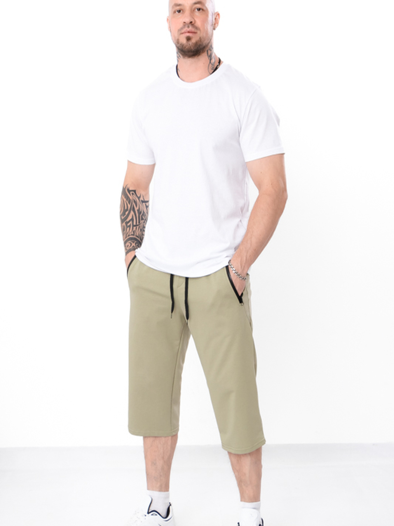 Повсякденні шорти Носи своє модель 8027-057-olivkovo-srij Фото