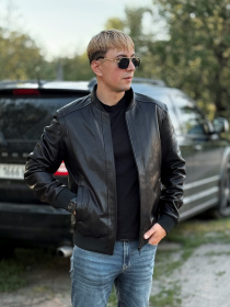 Куртка кожаная Legessy модель A213-IZROL65ZI Фото