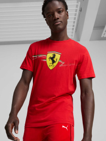 Футболка PUMA Ferrari Race Big Shield Tee модель 627055 Фото