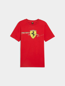 Футболка PUMA Ferrari Race Big Shield Tee модель 627055 Фото