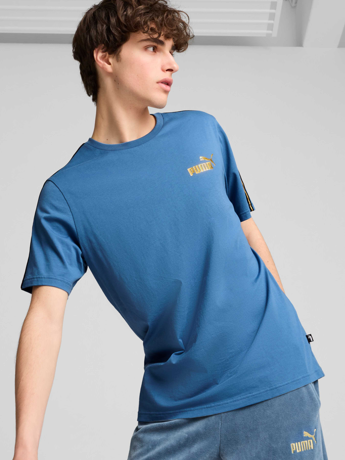 Футболка PUMA Ess Tape Minimal Gold Tee модель 630019 Фото