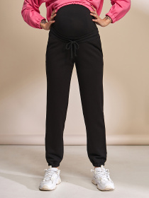 Джоггеры Yula mama Celia модель CeliaTR-31.011BlackYLMMBRK Фото