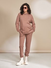 Джоггеры Yula mama Berit модель BeritTR-33.012CappuccinoYLMMBRK Фото