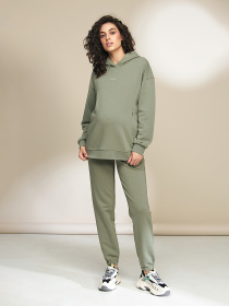 Джоггеры Yula mama Berit модель BeritTR-33.011OliveYLMMBRK Фото