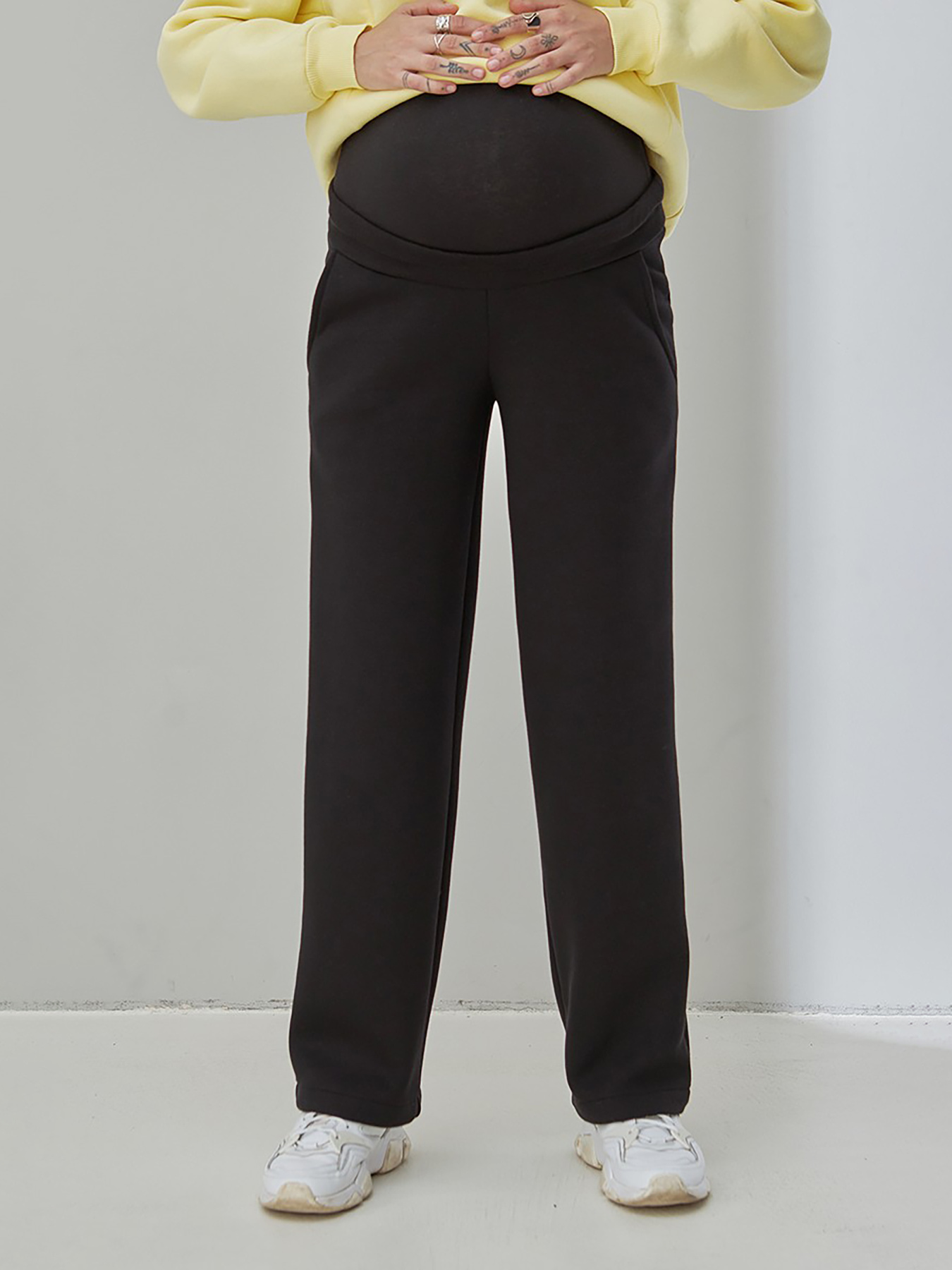 Повседневные штаны Yula mama Lis модель LisTR-43.111BlackYLMMBRK Фото