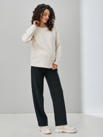 Штани палаццо Yula mama Heidi модель HeidiTR-34.071BlackYLMMBRK Фото