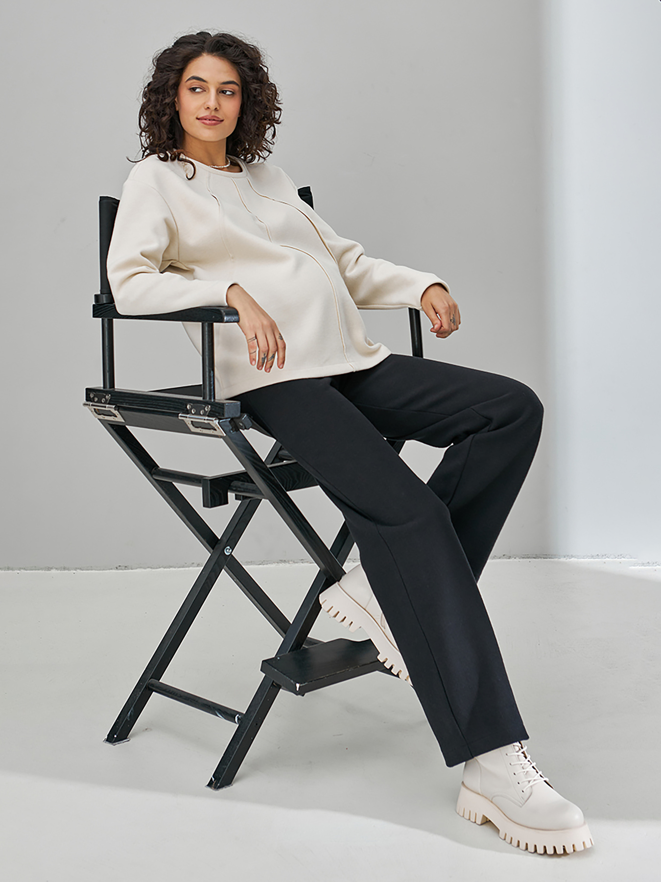 Палаццо Yula mama Heidi модель HeidiTR-34.071BlackYLMMBRK Палаццо Yula mama Heidi модель HeidiTR-34.071BlackYLMMBRK Фото