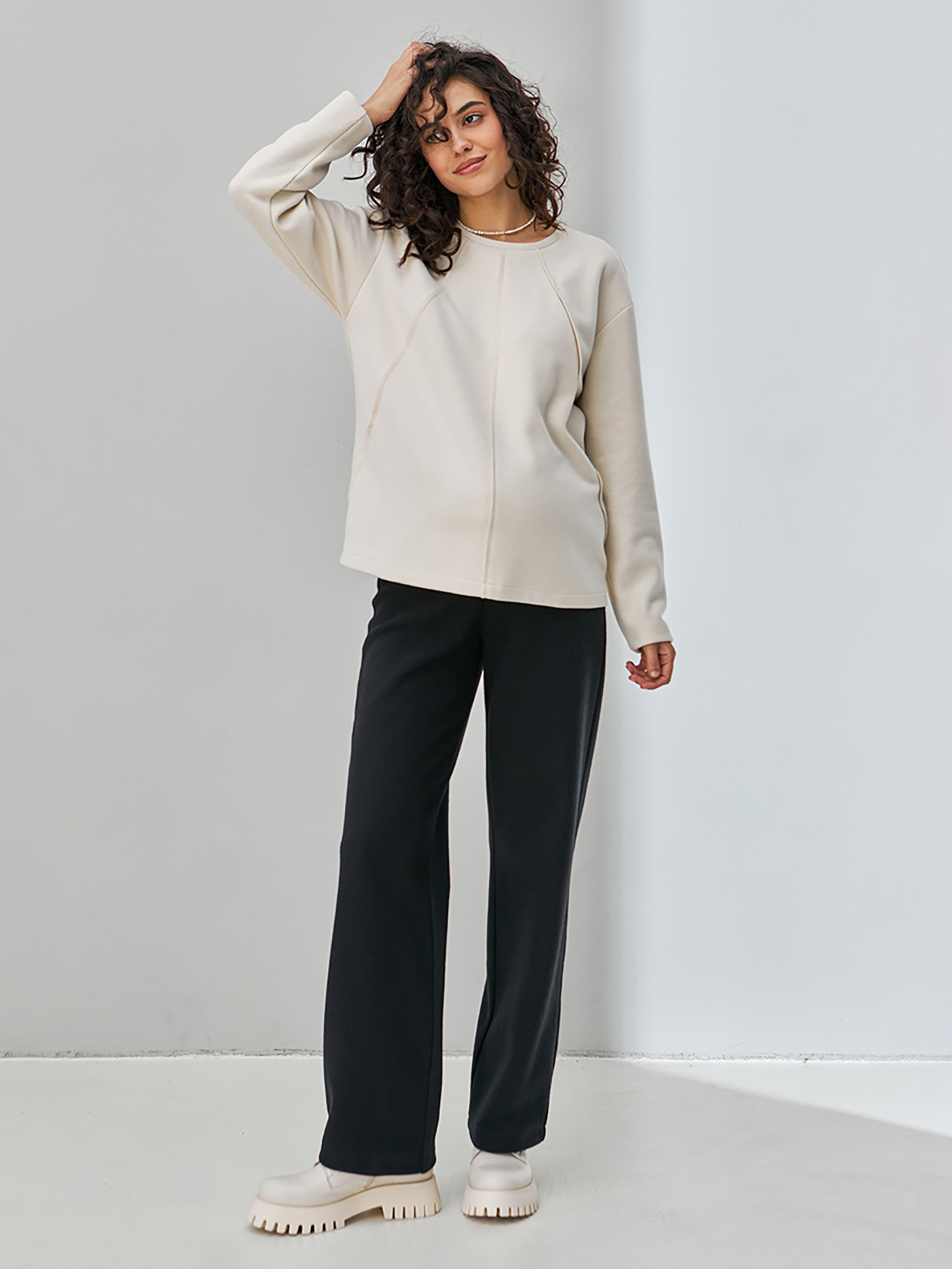 Палаццо Yula mama Heidi модель HeidiTR-34.071BlackYLMMBRK Палаццо Yula mama Heidi модель HeidiTR-34.071BlackYLMMBRK Фото