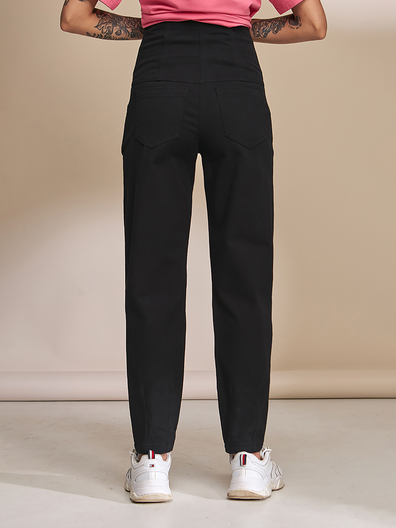 Штани повсякденні Yula mama МОМLone модель MOMLoneTR-33.021BlackYLMMBRK Фото