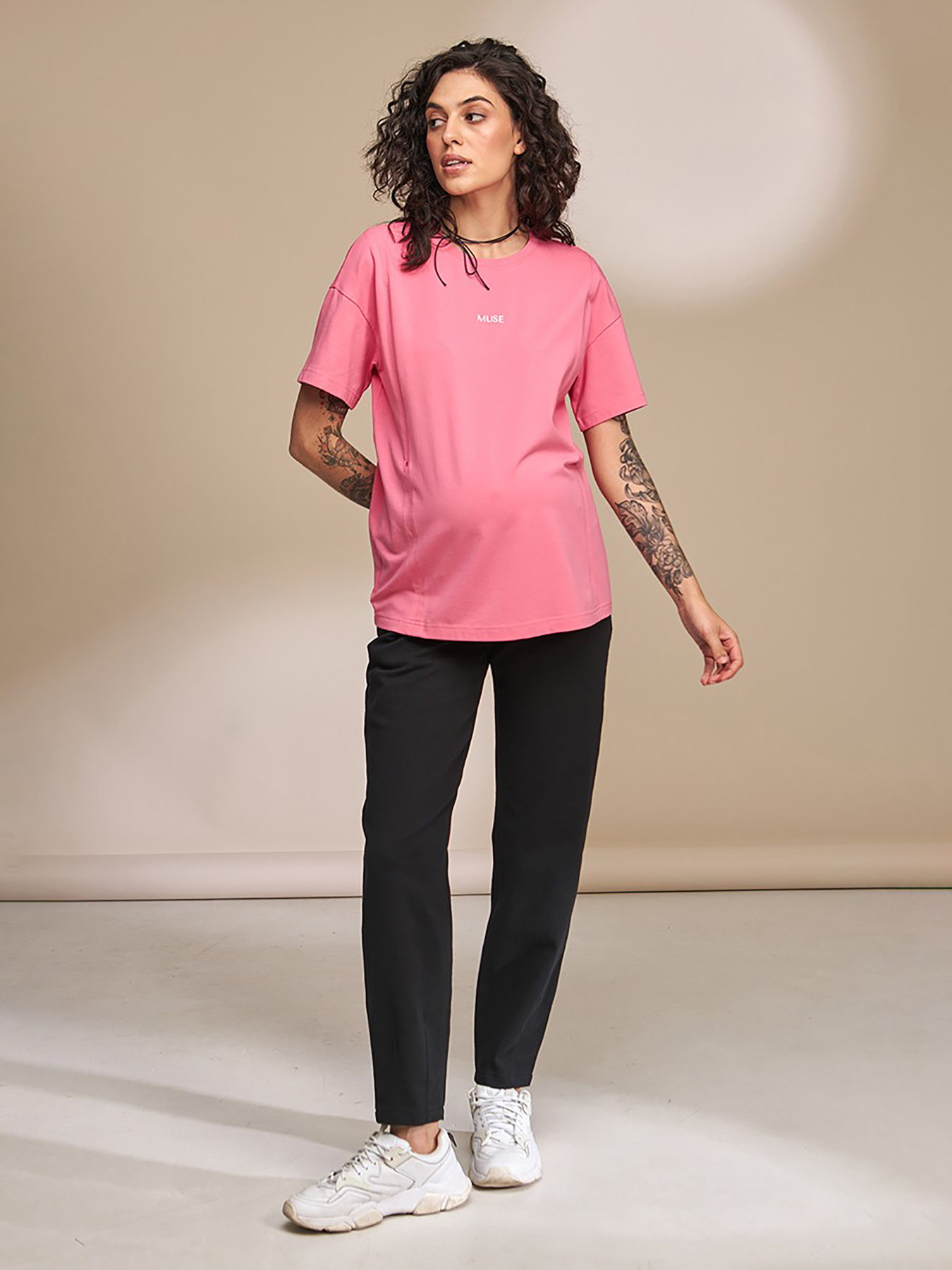 Повсякденні штани Yula mama МОМLone модель MOMLoneTR-33.021BlackYLMMBRK Повсякденні штани Yula mama МОМLone модель MOMLoneTR-33.021BlackYLMMBRK Фото