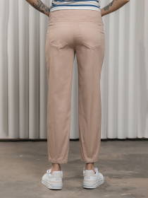 Брюки повседневные Yula mama МОМSheldon модель MOMSheldonTR-24.011BeigeYLMMBRK Фото