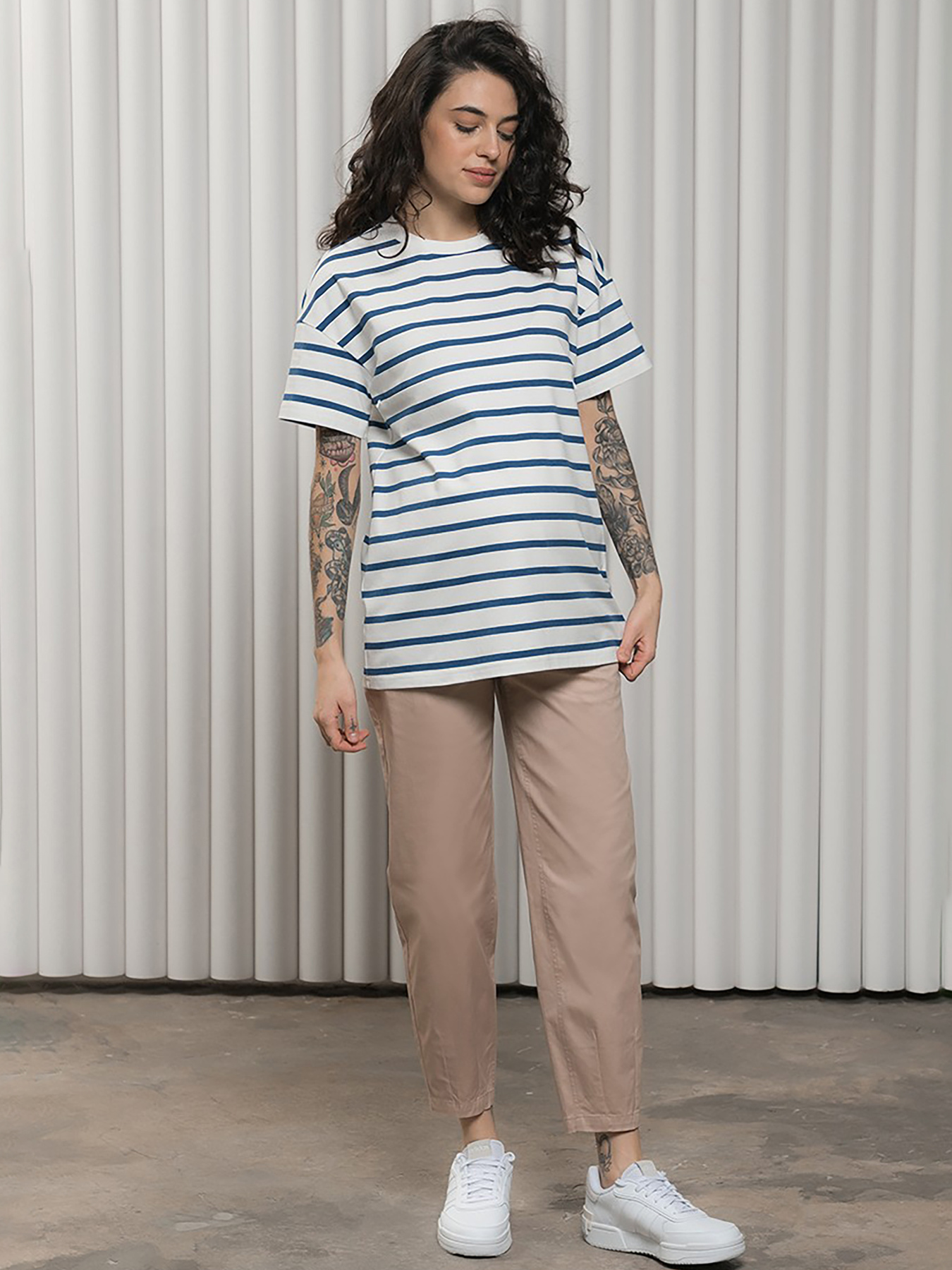 Повседневные штаны Yula mama МОМSheldon модель MOMSheldonTR-24.011BeigeYLMMBRK Повседневные штаны Yula mama МОМSheldon модель MOMSheldonTR-24.011BeigeYLMMBRK Фото