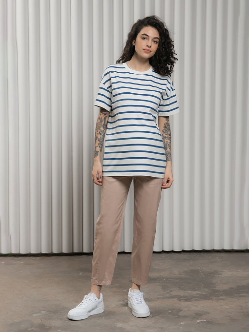 Повсякденні штани Yula mama МОМSheldon модель MOMSheldonTR-24.011BeigeYLMMBRK Фото