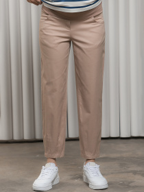 Повседневные штаны Yula mama МОМSheldon модель MOMSheldonTR-24.011BeigeYLMMBRK Повседневные штаны Yula mama МОМSheldon модель MOMSheldonTR-24.011BeigeYLMMBRK Фото