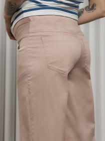 Повседневные штаны Yula mama МОМSheldon модель MOMSheldonTR-24.011BeigeYLMMBRK Повседневные штаны Yula mama МОМSheldon модель MOMSheldonTR-24.011BeigeYLMMBRK Фото