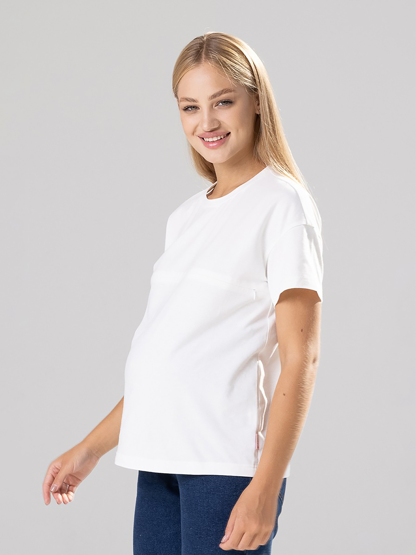 Футболка Yula mama Goldie модель GoldieNR-21.062LacticYLMMTSH Фото