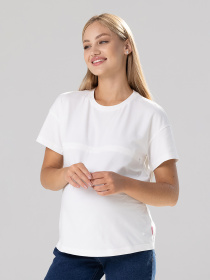 Футболка Yula mama Goldie модель GoldieNR-21.062LacticYLMMTSH Фото