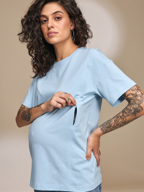 Футболка Yula mama Muse модель MuseNR-33.013BlueLightYLMMTSH Фото