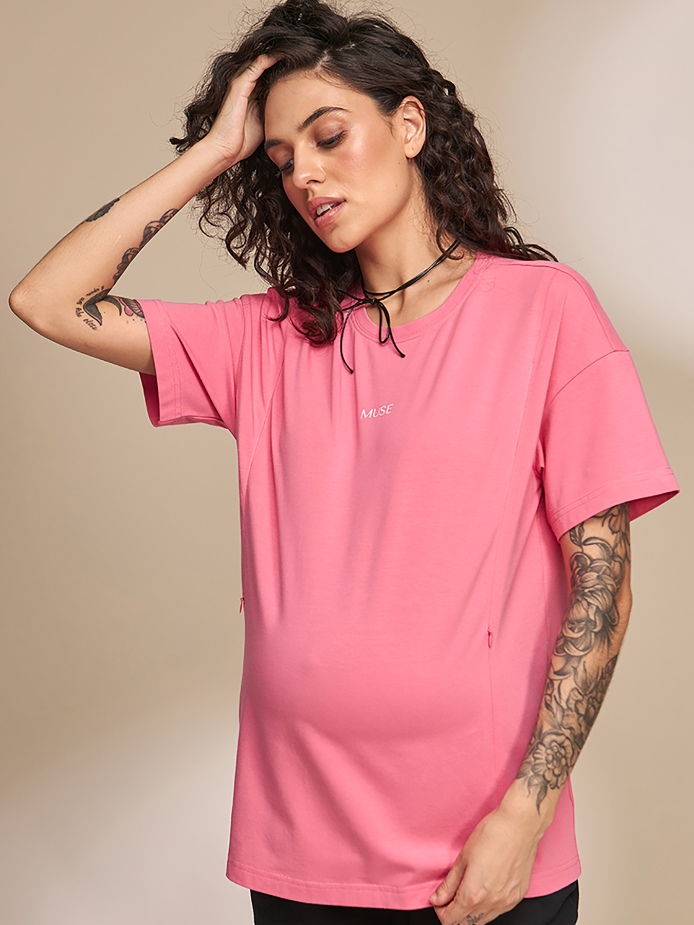 Футболка Yula mama Muse модель MuseNR-33.012CrimsonYLMMTSH Фото