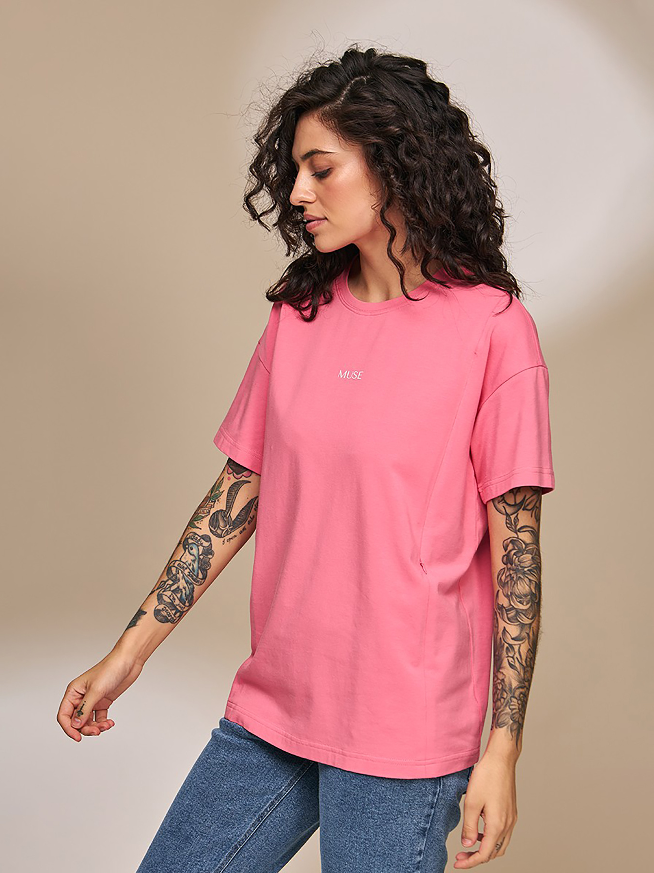 Футболка Yula mama Muse модель MuseNR-33.012CrimsonYLMMTSH Фото