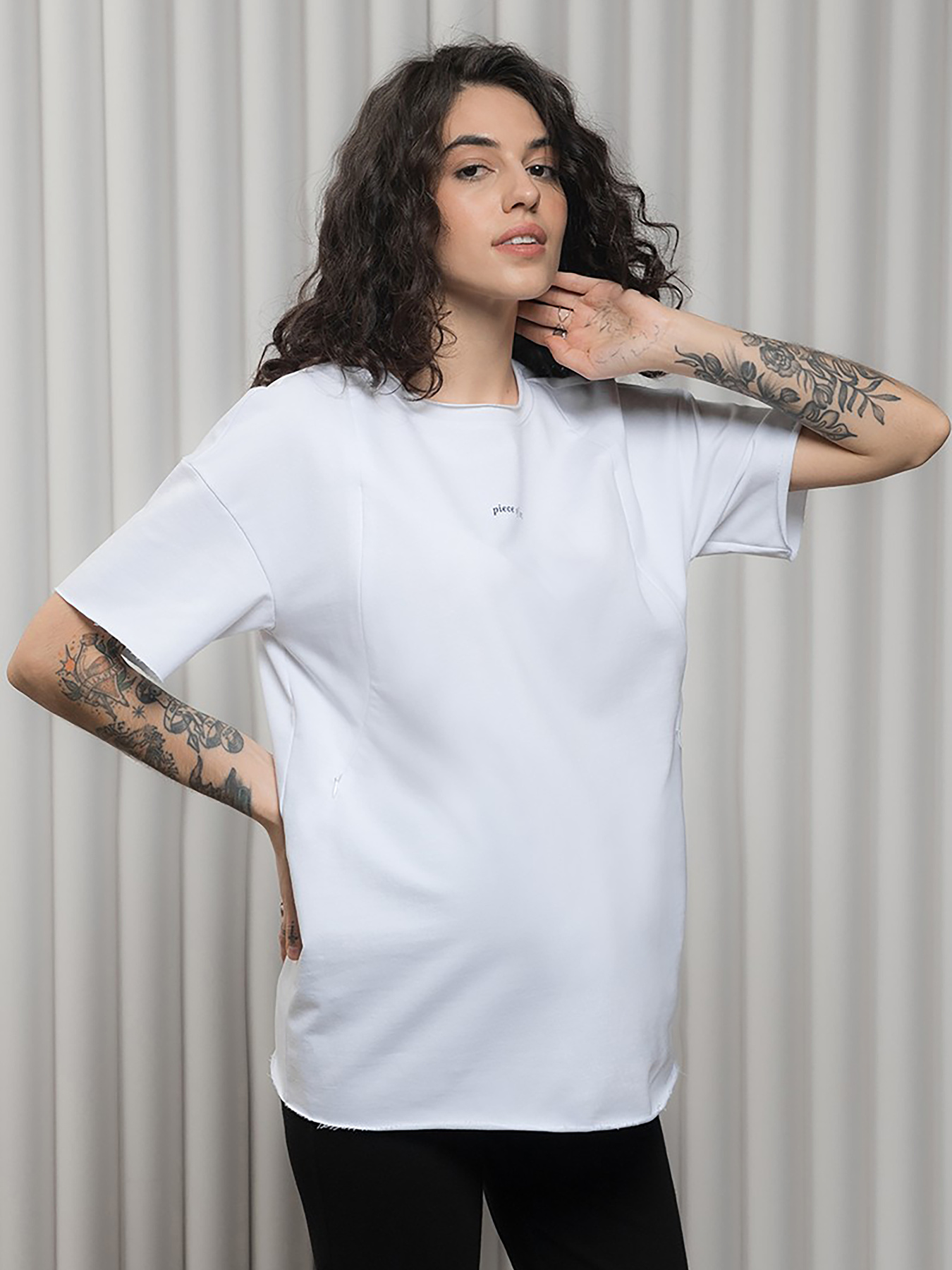 Футболка Yula mama Viva модель VivaNR-24.031WhiteYLMMTSH Фото