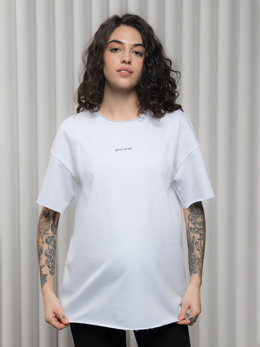 Футболка Yula mama Viva модель VivaNR-24.031WhiteYLMMTSH Фото