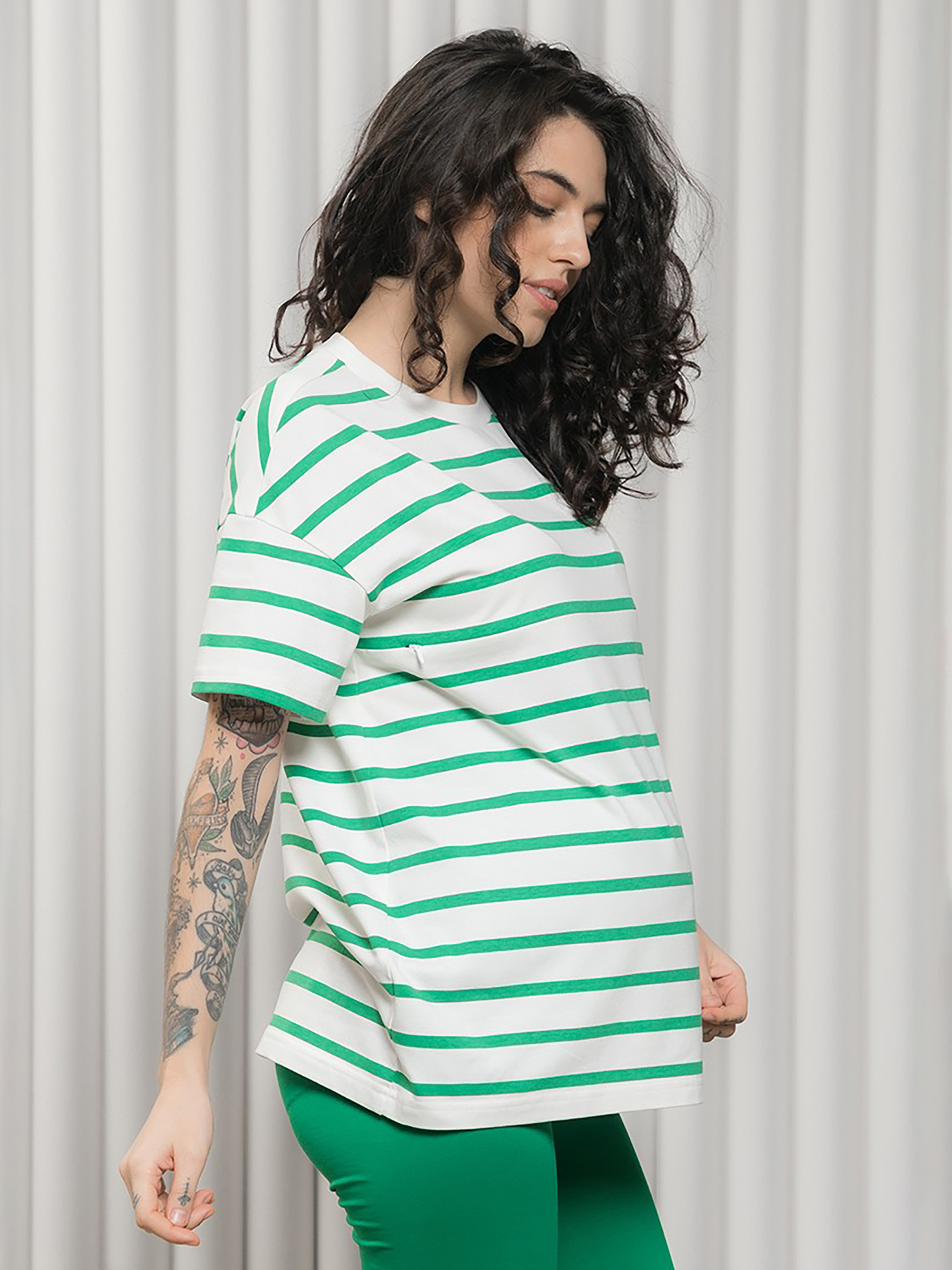 Футболка Yula mama Kirby модель KirbyNR-24.013GreenYLMMTSH Фото