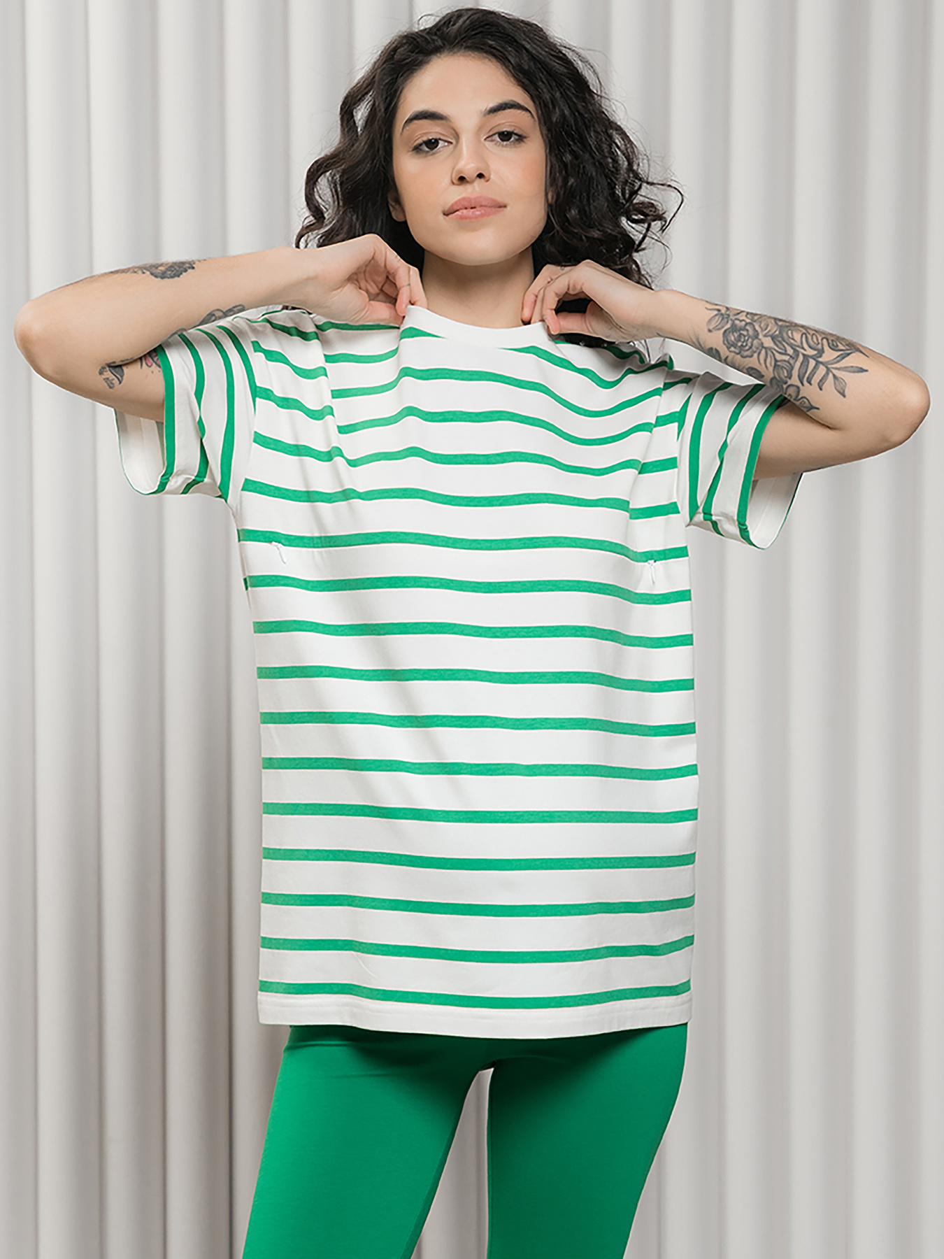 Футболка Yula mama Kirby модель KirbyNR-24.013GreenYLMMTSH Футболка Yula mama Kirby модель KirbyNR-24.013GreenYLMMTSH Фото